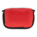 Botiquín de primeros auxilios con velcro con normativa europea color rojo tercera vista