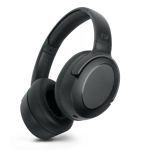 Auriculares con almohadillas suaves y micrófono con función silencio color negro segunda vista