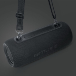 Altavoz Bluetooth portátil con luz y correa resistente agua Muse 30W color negro cuarta vista