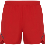 Pantalón running hombre transpirable poliéster 110 g/m2 Roly Direct Thema color rojo primera vista de uso