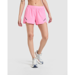 Pantalón corto poliéster transpirable mujer 110g/m² Roly Direct Stratos color rosa pastel primera vista de uso