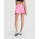 Pantalón corto poliéster transpirable mujer 110g/m² Roly Direct Stratos color rosa pastel vista detalle 3