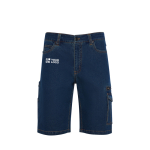 Bermuda vaquera de algodón unisex con bolsillos multiusos 370g/m² Roly vista principal