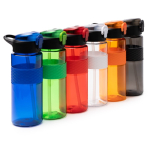 Botella sport de plástico reciclado con dosificador tipo pajita 700ml color naranja vista detalle 4