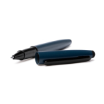 Bolígrafo roller de aluminio reciclado con puntero táctil tinta azul color azul marino vista detalle 3