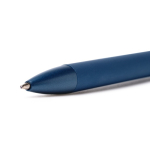Bolígrafo de aluminio reciclado con carga jumbo tinta azul color azul real vista detalle 1