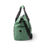 Bolsa multifunción de algodón reciclado con cinta bandolera color negro vista detalle 2