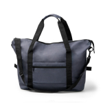 Bolsa multifunción de algodón reciclado con cinta bandolera color azul marino segunda vista