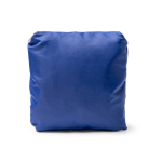Bolsa de deporte plegable de plástico reciclado con cremallera color azul real vista detalle 2
