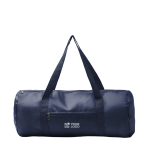 Bolsa de deporte plegable de plástico reciclado con cremallera vista principal