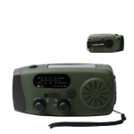 Radio multifunción de emergencia con linterna y sirena SOS 2000mAh vista principal