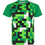 Camiseta técnica poliéster unisex manga ranglan 150g/m² Roly Direct Ventor color verde primera vista de uso
