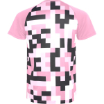 Camiseta técnica poliéster unisex manga ranglan 150g/m² Roly Direct Ventor color rosa pastel segunda vista