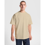 Camiseta algodón unisex oversize manga corta 270g/m² Roly Direct Chow color blanco primera vista de uso