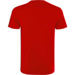 Camiseta algodón unisex de manga corta 180g/m2 Roly Direct Kutta color rojo segunda vista