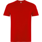Camiseta algodón unisex de manga corta 180g/m2 Roly Direct Kutta color rojo primera vista de uso