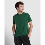 Camiseta algodón unisex de manga corta 180g/m2 Roly Direct Kutta color verde botella primera vista de uso
