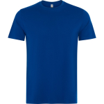 Camiseta algodón unisex de manga corta 180g/m2 Roly Direct Kutta color azul real primera vista de uso