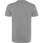 Camiseta algodón unisex de manga corta 180g/m2 Roly Direct Kutta color gris claro segunda vista