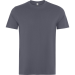 Camiseta algodón unisex de manga corta 180g/m2 Roly Direct Kutta color gris topo primera vista de uso