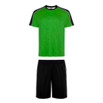 Conjunto sport unisex manga corta poliéster 140 g/m2 Roly Direct Titan color verde tropical primera vista de uso