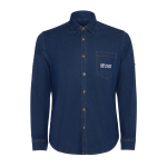 Camisa vaquera de algodón con tejido stretch 210g/m² Roly Direct Lujan vista principal