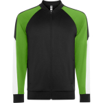 Chaqueta deporte poliéster unisex cremallera 210g/m² Roly Direct Gladius color verde primera vista de uso