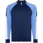 Chaqueta deporte poliéster unisex cremallera 210g/m² Roly Direct Gladius color azul claro segunda vista