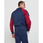 Chaqueta deporte poliéster unisex cremallera 210g/m² Roly Direct Gladius color granate vista detalle 1