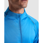 Sudadera deportiva unisex con cuello alto 210 g/m2 Roly Direct Valier color azul real vista detalle 5