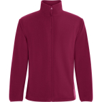 Chaqueta polar unisex con cuello alto 300 g/m2 Roly Direct New Artic color granate primera vista de uso