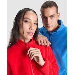 Chaqueta polar mujer cremallera frontal 300 g/m2 Roly Direct New Artic color rojo vista detalle 2