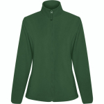 Chaqueta polar mujer cremallera frontal 300 g/m2 Roly Direct New Artic color verde botella primera vista de uso