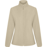 Chaqueta polar mujer cremallera frontal 300 g/m2 Roly Direct New Artic color arena primera vista de uso
