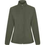 Chaqueta polar mujer cremallera frontal 300 g/m2 Roly Direct New Artic color verde bosque primera vista de uso