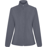 Chaqueta polar mujer cremallera frontal 300 g/m2 Roly Direct New Artic color gris topo primera vista de uso