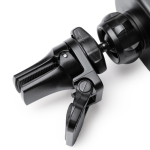 Cargador inalámbrico coche con cable retráctil Tipo C 15W color negro vista detalle 3