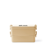 Fiambrera de plástico con doble compartimento y con cubiertos 2.3L vista principal