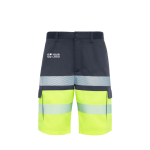 Bermuda bicolor multibolsillos de alta visibilidad unisex 210 g/m2 Roly Lada vista principal