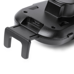 Soporte coche smartphone cargador inalámbrico 15W ajustable color negro vista detalle 5