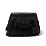 Mochila de RPET para mascotas con rejilla y base reforzada color negro segunda vista