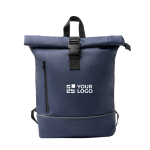 Mochila enrollable con compartimento grande y cinta reflectante PC 15” vista principal