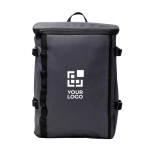 Mochila de cuero sintético para portátil con cremallera y anclajes 16” vista principal