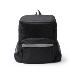 Mochila nevera de plástico reciclado con interior isotérmico 22L color negro mate segunda vista