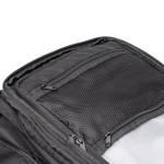 Mochila de viaje con compartimento antirrobo y rejilla 12” color gris