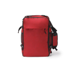 Mochila de viaje de gran capacidad con apertura 180º para portátil 15” color rojo segunda vista