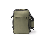 Mochila de viaje de gran capacidad con apertura 180º para portátil 15” color verde oscuro segunda vista