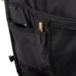 Mochila de viaje de gran capacidad con apertura 180º para portátil 15” color verde oscuro vista detalle 5