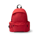 Mochila multiusos de nylon reciclado con bolsillos ideal para PC 15” color rojo segunda vista