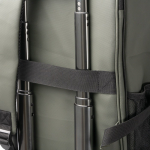 Mochila de pile sintética para portátil con doble compartimento 15” color verde oscuro vista detalle 5